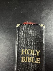 1979 Rex Humbard Prophecy Bible KJV Black Genuine Leather