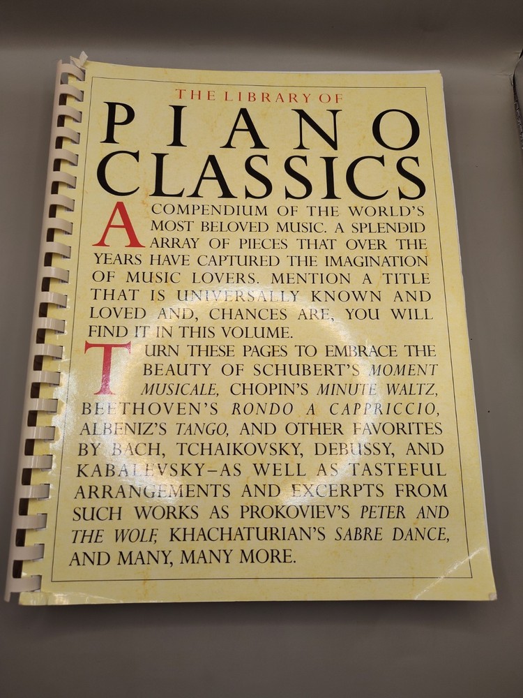 Library of Piano Classics : Piano Solo by Amy Appleby (1992, Trade Paperback)