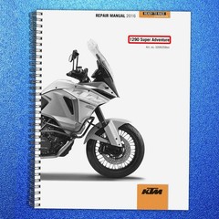 KTM 1290 Super Adventure Service Repair Manual 2016 – COIL BIND – TOUGH COVERS