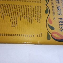 PENNSYLVANIA DUTCH COOKBOOK Culinary Arts Press 1961 Fine Old Recipes 62 pages
