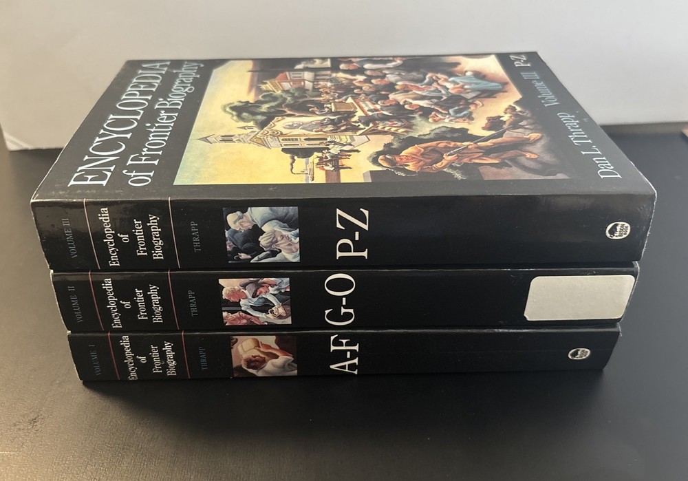 Encyclopedia Frontier Biography 3 Volume Set Thrapp Softcover
