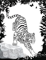 Coloring Book save the Tigers 108 Pages 8.5 x 11 for All Ages Best Tigers book