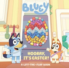 Bluey: Hooray, Its Easter: A Lift-the-Flap Book – Board book – GOOD