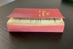 Vintage Pocket New Testament Bible 1968 National Bible Press Red USA Jesus