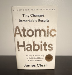 Atomic Habits by James Clear Hardcover w/ Dust Jacket, Avery Self-Help