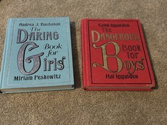 Lot of 2 DANGEROUS Book for BOYS and DARING Book for GIRLS Set, Hardcover Bundle