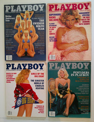 1992 Playboy Magazines Lot of 12 Full Year.
