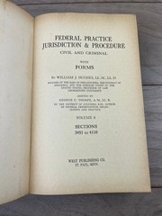 Federal Practice Jurisdiction & Procedure Hughes 1931 Volume 6 West Pub