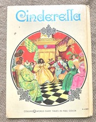 1975 Snow White And Cinderella Collins World Fairy Tales 2 Books 9.5″x12.5″
