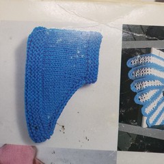 Latge Print Needlecraft Book Mildred Graves Ryan 51 Projects Knit Crochet Needle