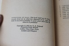 A House for Mr Biswas V. S. Naipaul 1966 Second Impression Fontana Library PB