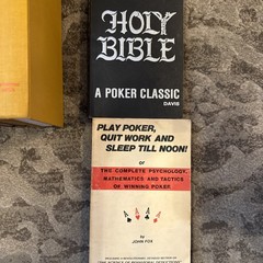 Lot Of 9 Vintage Poker Books. Wallace, Ashbury, Castle,Hallidays, Green, Davis