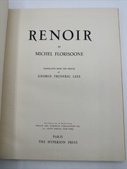 Renoir The Hyperion Press Paris Hardcover Michel Florisoone Dust Jacket Coffee
