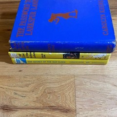 Lot Of 3 Vintage Nancy Drew Books Carolyn Keene 1930s 1960s 1980s Hardcover