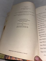 1948 CULINARY ARTS ENCYCLOPEDIC COOKBOOK-HC Ruth Berolzheimer Vtg Thumb Index