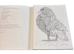 Birds A Mini Mindful Coloring Book Unused/ UnColored 20 Illustrations RARE