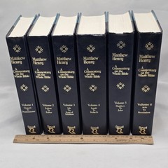 Matthew Henry’s Commentary On The Whole Bible Vol 1-6 Complete Set Revell Vtg