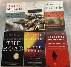 Cormac McCarthy 6 Book Lot – Complete Border Trilogy, Blood Meridian, Road, No