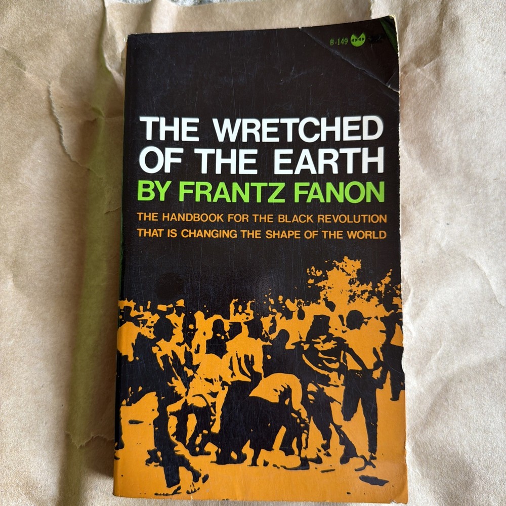 The Wretched of the Earth Frantz Fanon Jean-Paul Sartre 1968 Paperback Vintage