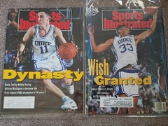 Lot of 8 Vintage DUKE BASKETBALL Sports Illustrated Magazines 1986-2006