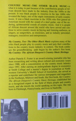 My Country, Too: The Other Black Music