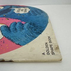 Vintage Sesame Street Cookie Monster Circle Book Golden Shape Book 1972 CTW