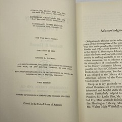 Civil War Anthology Southern & Northern The War They Fought Richard Harwell 1960