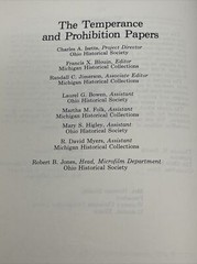 Guide to the Microfilm Edition of Temperance and Prohibition Papers Ex Library