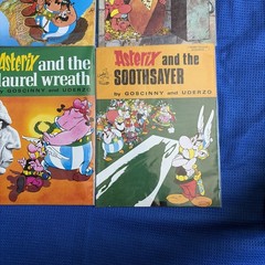 LOT OF 6 ISSUES ASTERIX by GOSCINNY & UDERZO COMICS Vintage RARE MAGAZINES GR