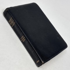 Bible Scofield Reference Edition 1945 KJV Oxford Black Morocco Leather lined