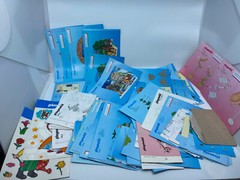 9.5 lbs of Various Playmobil Instruction Manuals & Sticker Sheets Old 1996-2015