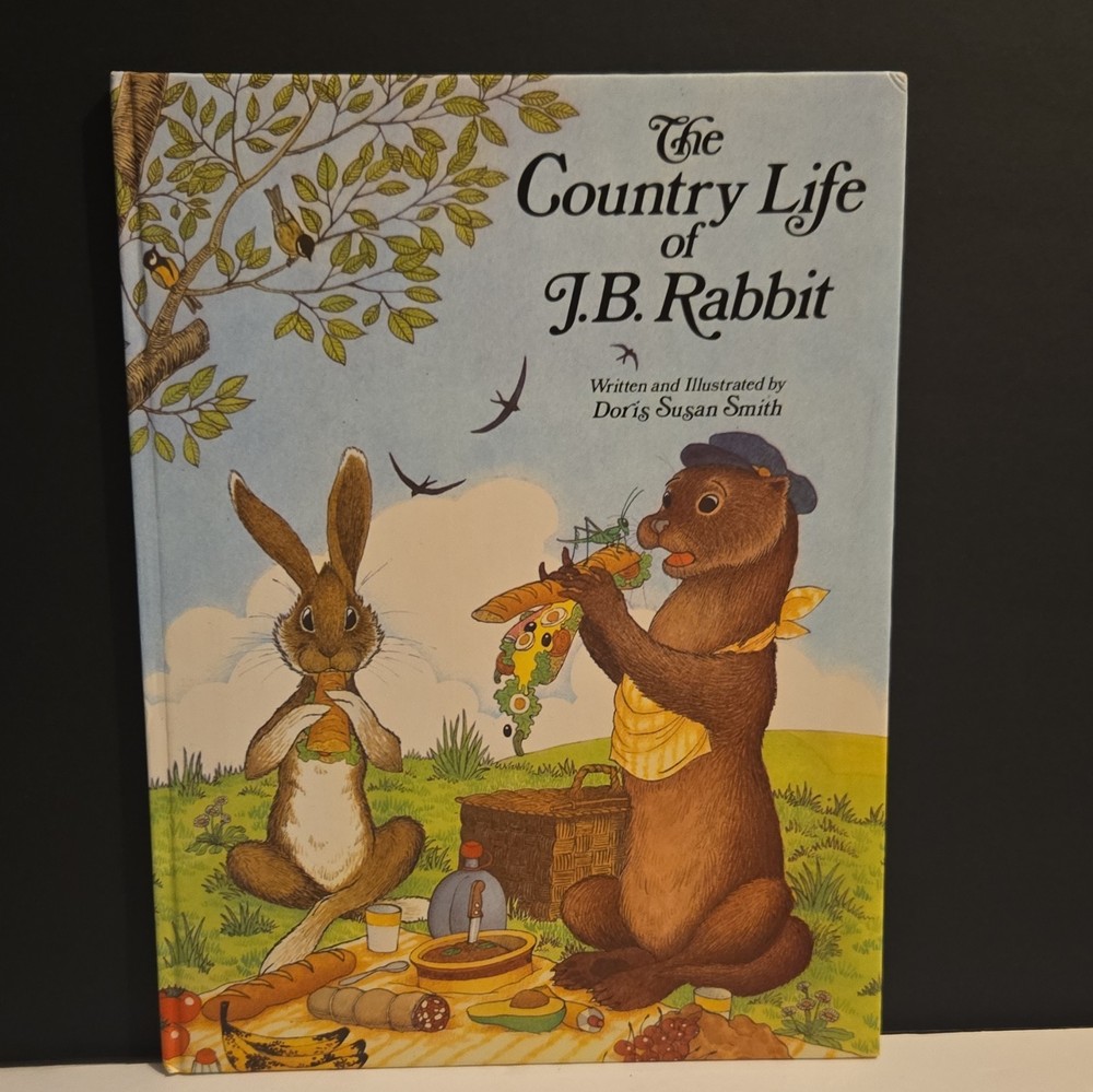 RARE The Country Life of J.B. Rabbit Doris Susan Smith Hardcover 1983 Children