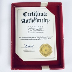 Glenn Beck The Christmas Sweater Signed First Edition with COA and Box