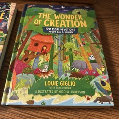 Lot of 2 Louie Giglio Kids Devotionals: Indescribable + The Wonder of Creation
