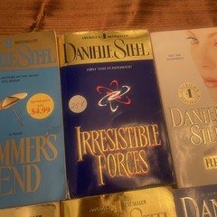 Lot of 10 Danielle Steel Books Romance Assortment As Shown In Pictures