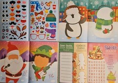 Christmas Make A Face Create A Face Dreamtivity Sticker Activity Books Set of 5
