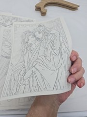 ACG Anime Coloring Book – 24 Loose Pages Color Pencil or Artist Choice SEE PICS