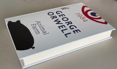 1984 & Animal Farm (2In1) by George Orwell Hardcover Book – Brand New