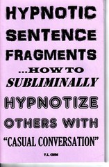 HYPNOTIC SENTENCE FRAGMENTS book subliminal messages, covert hypnosis