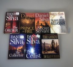 Daniel Silva – Lot of 6 HC/DJ Books Hardcover incl. 1st Editions + Bonus