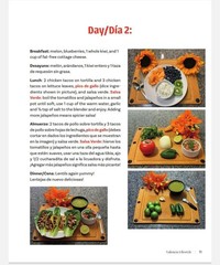 Softcover book Valencia Lifestyle. Simple recipes for health in Spanish and Engl