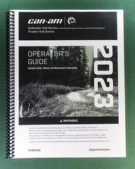 2023 Can-Am Defender 6X6 DPS HD10 Owner’s Manual: 232 Pages & Protective Covers