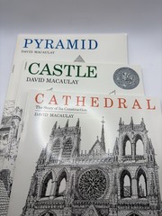 Pyramid, Castle, & Cathedral soft cover book lot from David Macaulay
