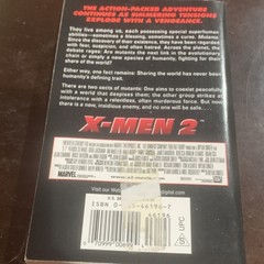 X-Men 2 by Chris Claremont Paperback Film/TV Adaptation Superhero Novel