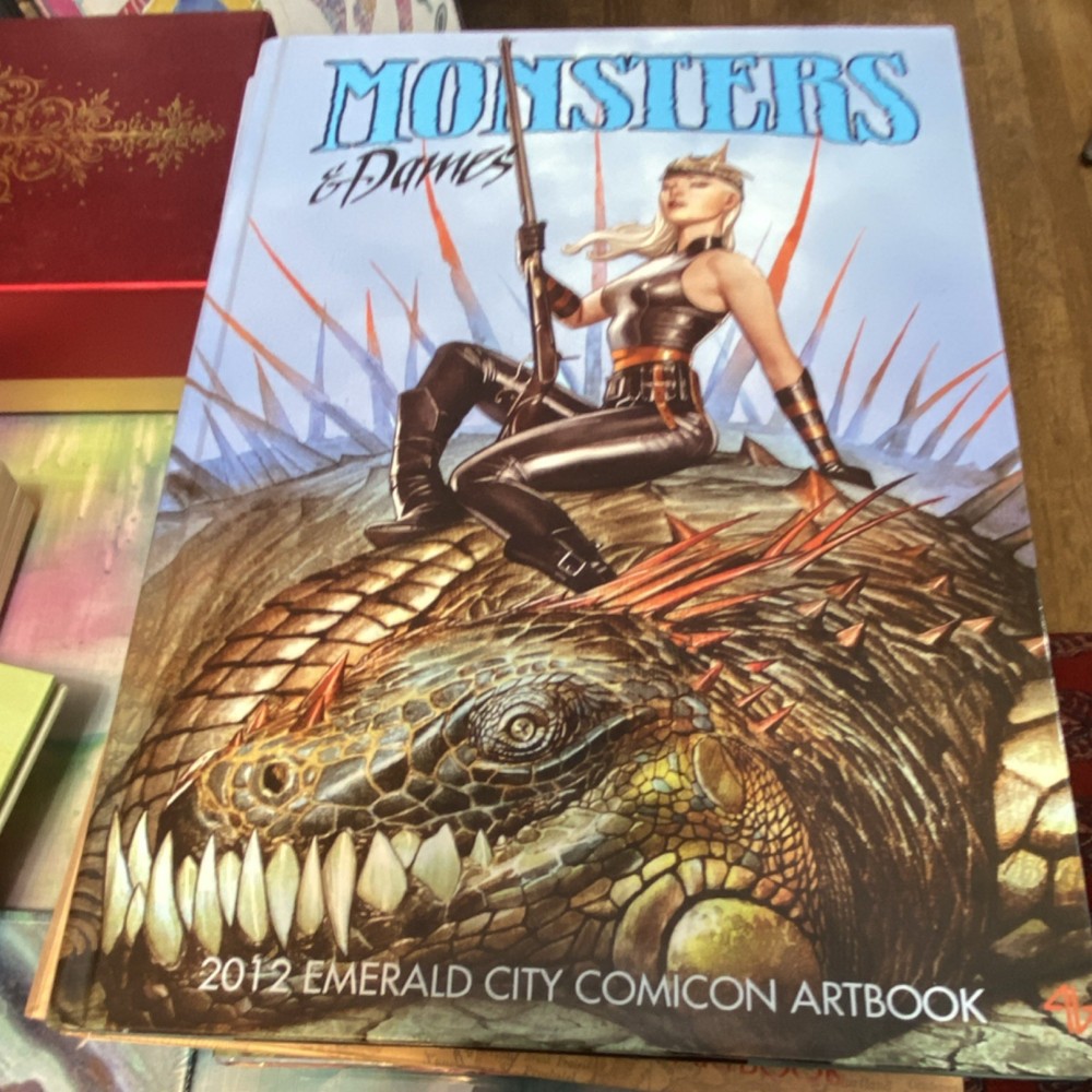 Monsters & Dames 2012 Emerald City Comicon Hardcover Illustrated Artbook Fantasy