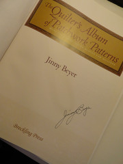 The Quilter’s Album of Patchwork Patterns by Jinny Beyers, signed by the author