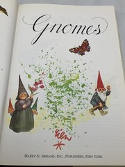 GNOMES Wil Huygen Rien Poortvliet 1977 Hardcover Harry N. Abrams DJ Brown