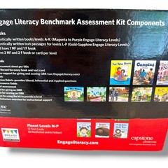 Engage Literacy Benchmark Assessment Kit Level A-P Capstone Classroom 60 texts