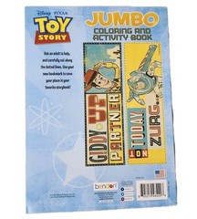 Toy Story Woody Buzz Lightyear Disney Pixar Activity Color Coloring Book bendon