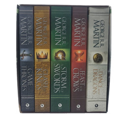 George R R Martin A Song of Fire and Ice 5 Book Set ~ Includes A Game of Thrones
